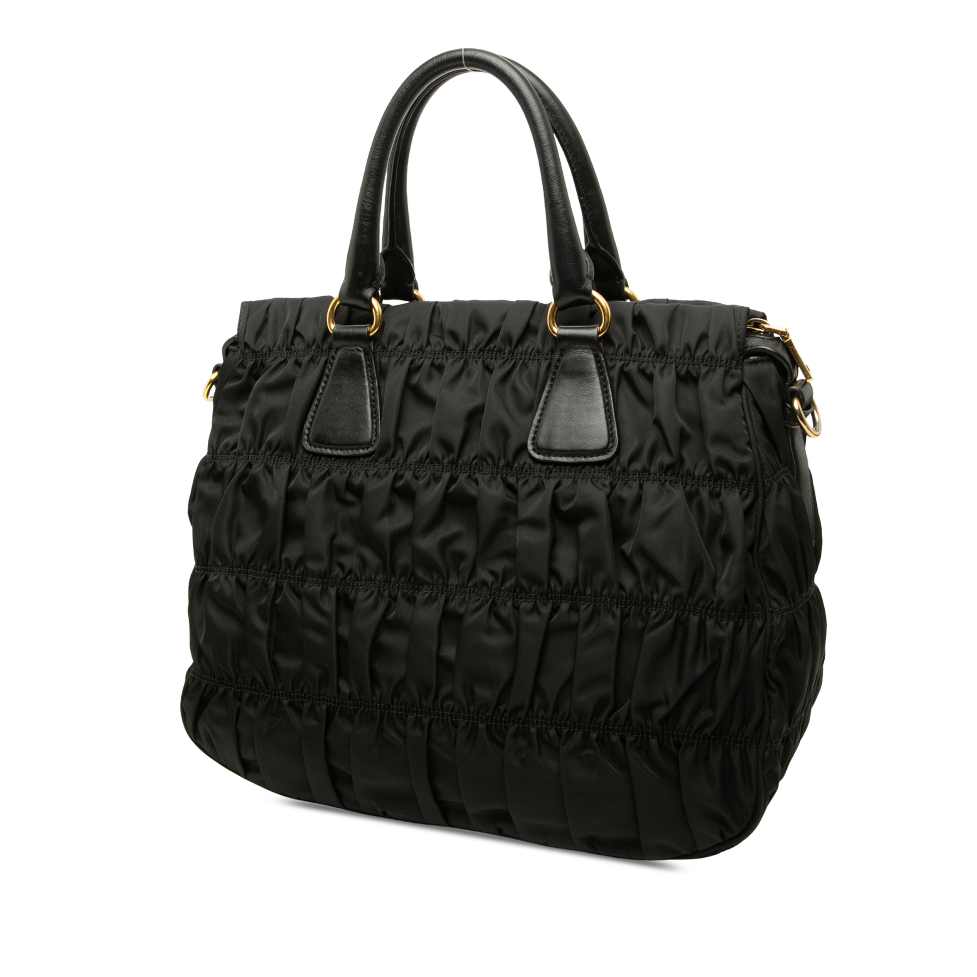 Pre-Loved Prada Tessuto Gaufre Satchel