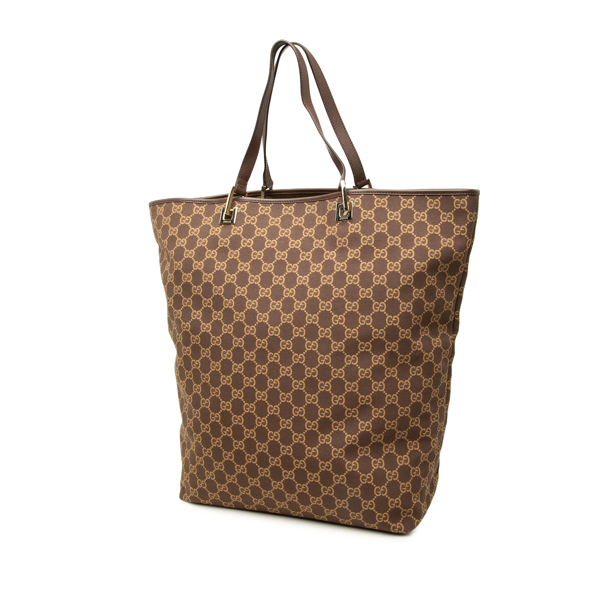 Pre-Loved Gucci GG Canvas Tote, Brown