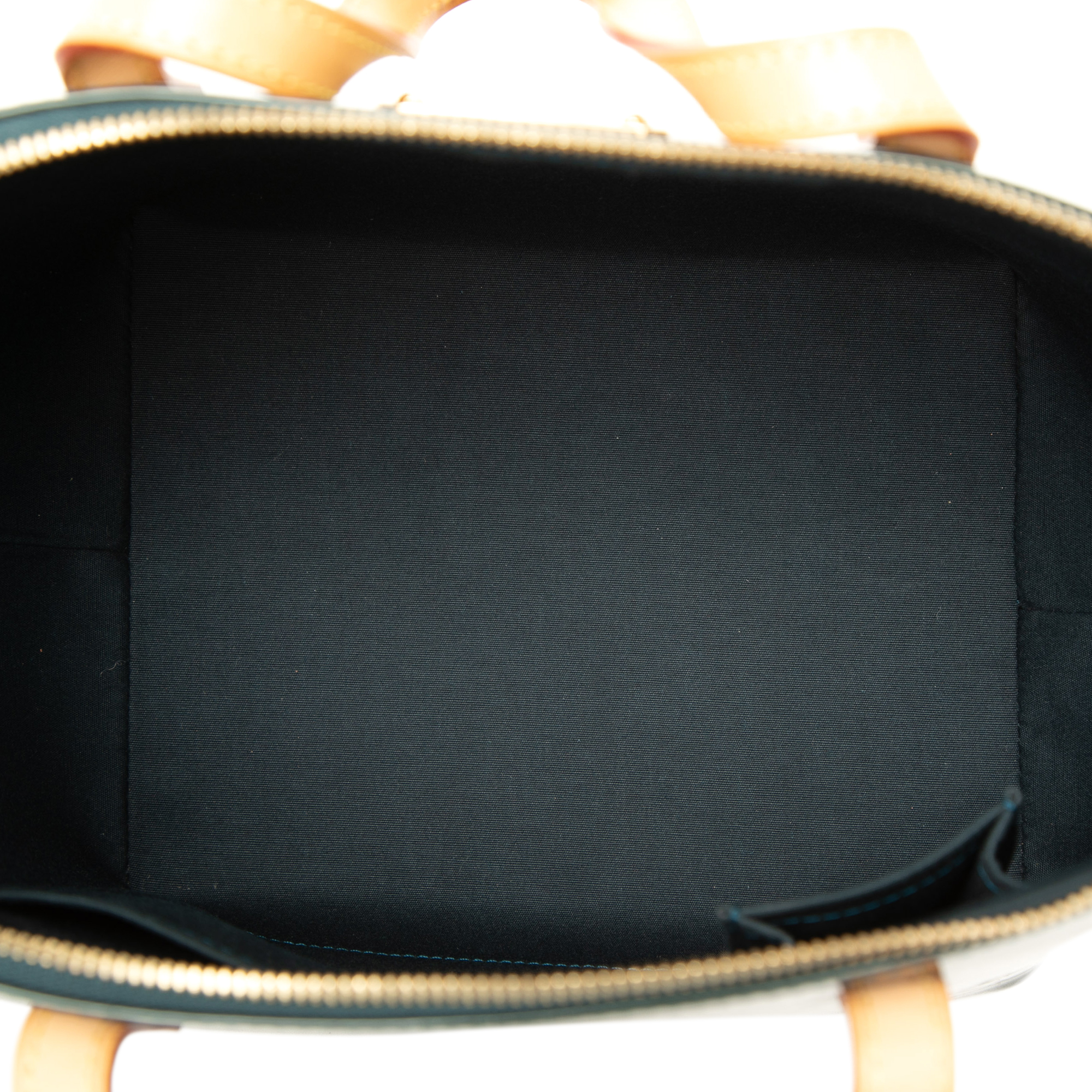 Pre-Loved Louis Vuitton Monogram Vernis Bellevue PM, Green