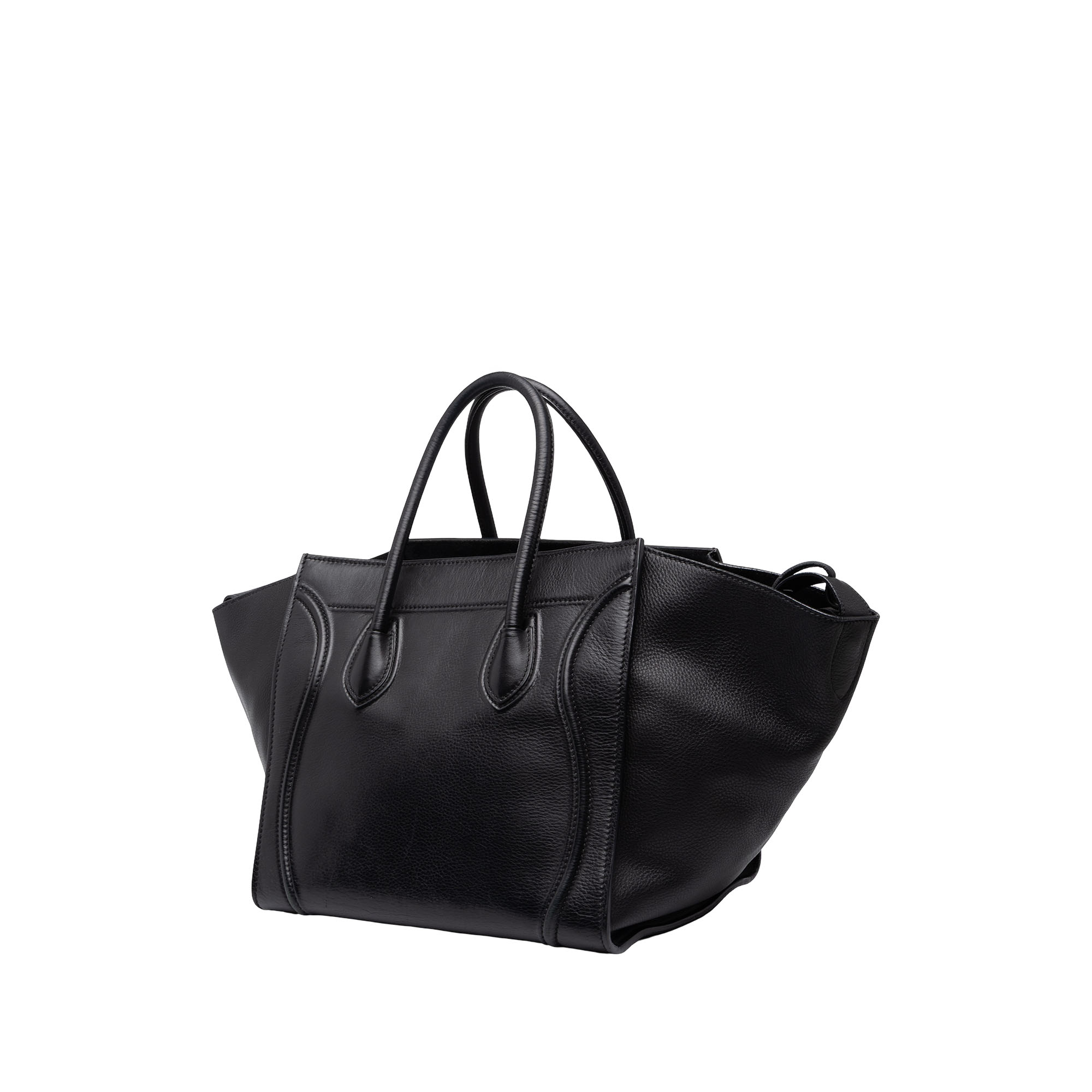 Pre-Loved CELINE Medium Phantom Luggage Tote, Black Leather