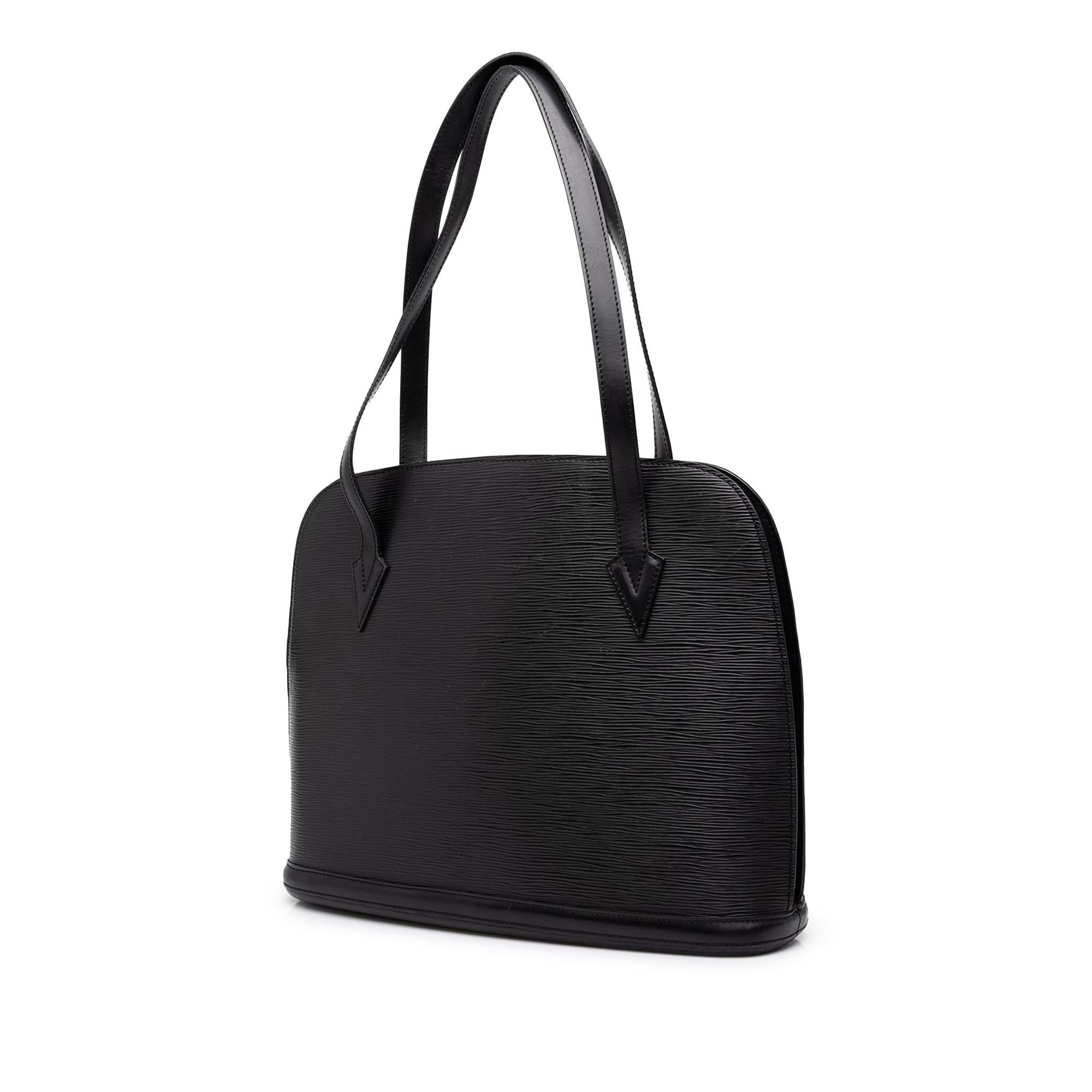 Pre-Loved Louis Vuitton Epi Lussac Black Leather Shoulder Bag, Pre-Loved