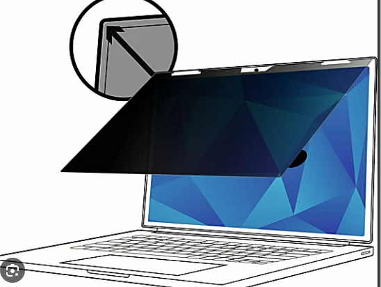 3M Touch Black Privacy Filter (166 x 294mm) TF133W9B