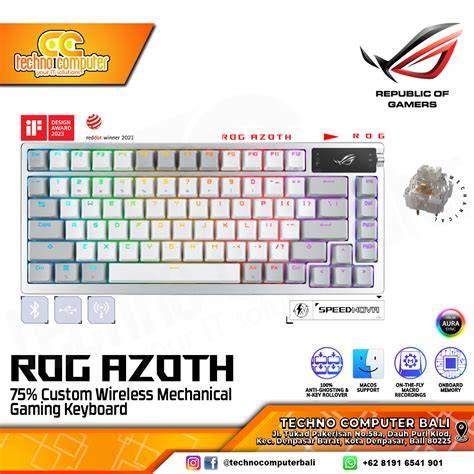 ASUS ROG AZOTH X NX SNOW WIRELESS CUSTOM KEYBOARD