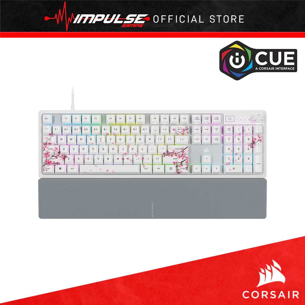 CORSAIR K70 CORE SE RGB Mechanical Gaming Keyboard - Cherry Blossom