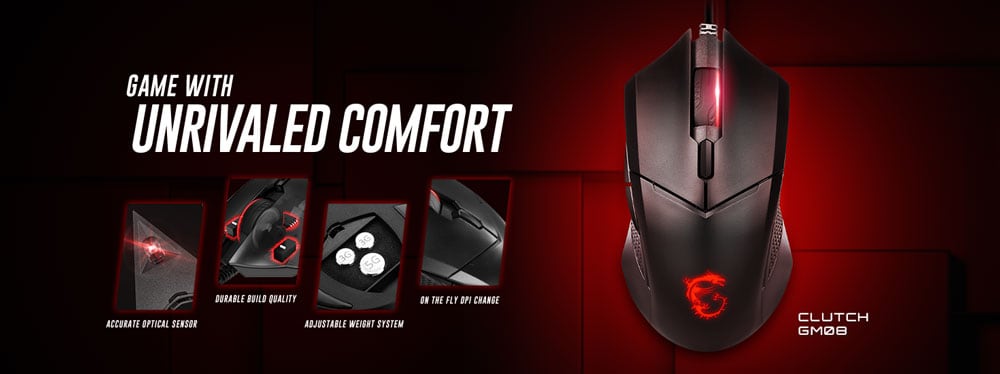MSI CLUTCH GM08 GAMING MOUSE