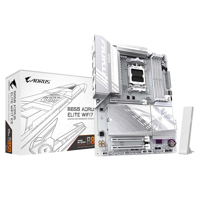 Gigabyte B850 A ELITE WIFI 7 ICE Motherboard